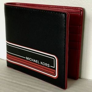 New Michael Kors Kent Men's slim Billfold wallet